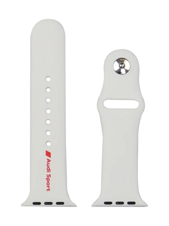 Audi Strap Silicone Red (Apple Watch 44/45/46/49 mm)