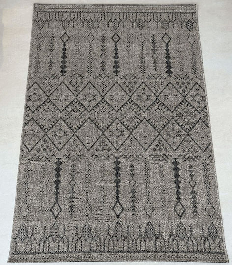 Eurofil Magic Χαλί Ορθογώνιο Καλοκαιρινό Ψάθινο Grey 133x190cm