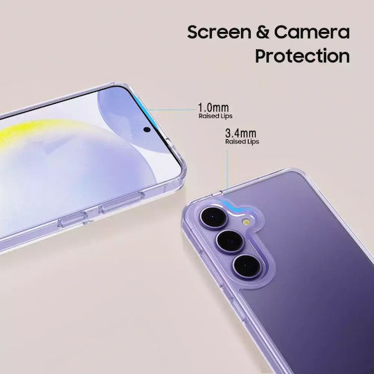 Tech-Protect Flexair Hybrid Back Cover Plastic / Silicon 1.5mm Transparent (Galaxy A56)