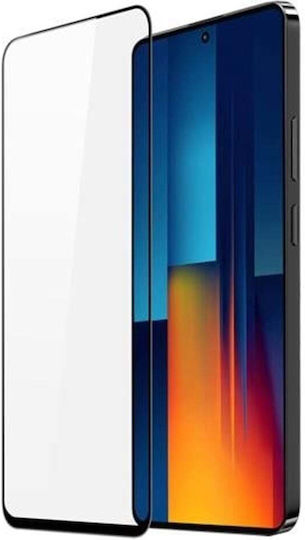 5D 0.3mm Adeziv complet Full Face Tempered Glass Negru (Redmi Note 13 4G)