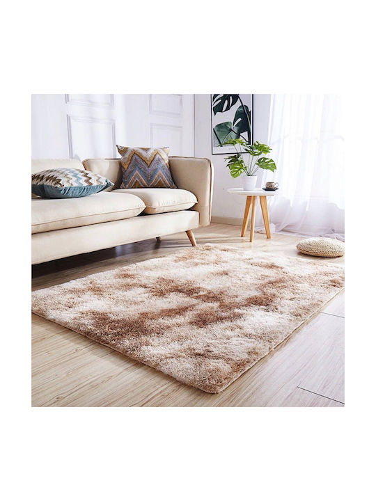 Strado Covor Rectangular Shaggy Bej