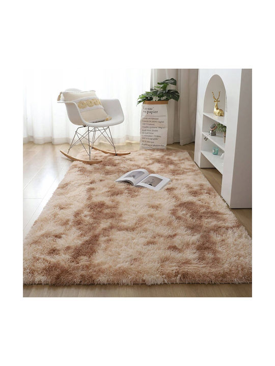 Strado Covor Rectangular Shaggy Bej