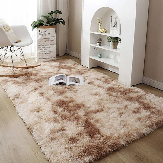 Strado Χαλί Ορθογώνιο Shaggy Beige 200x260cm