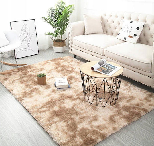 Strado Χαλί Ορθογώνιο Shaggy Beige 200x260cm