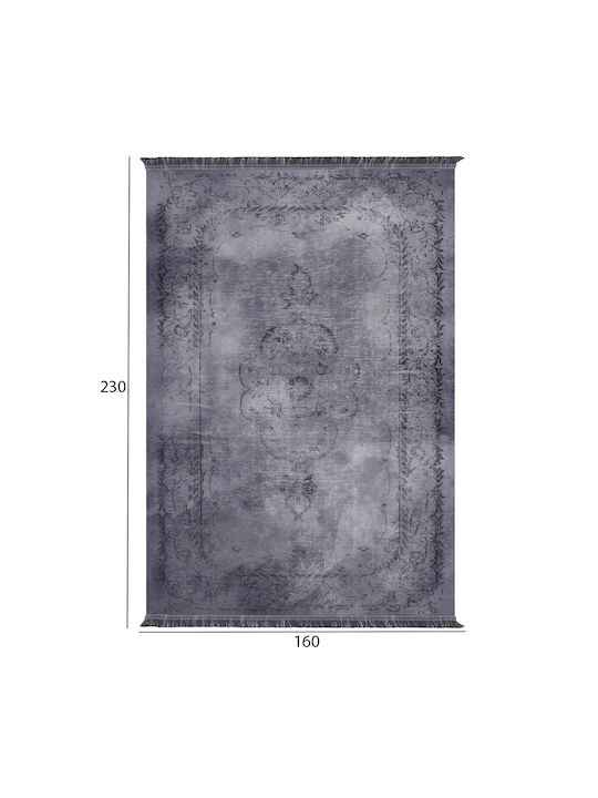 HomeMarkt Josiane Χαλί Ορθογώνιο με Κρόσια Γκρι 160x230cm