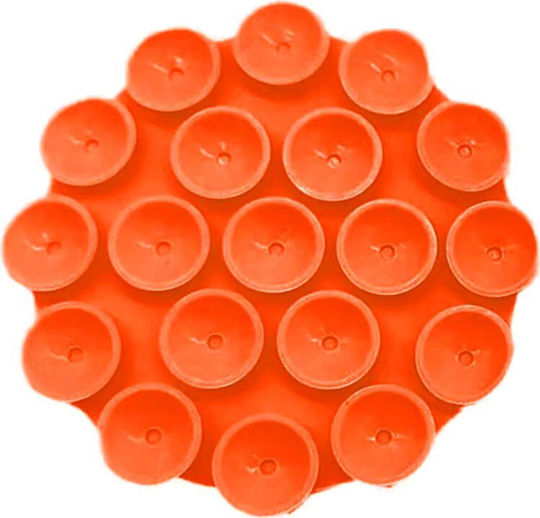 Techsuit Holder Non-slip Mobile Stand in Orange color
