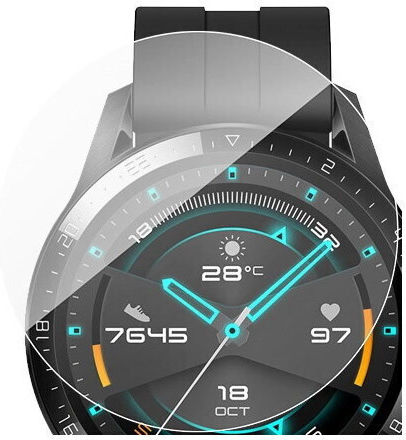 Wozinsky Full Glue Tempered Glass για το Huawei Watch GT 2 / GT 2 Pro (42 mm)) 2τμχ