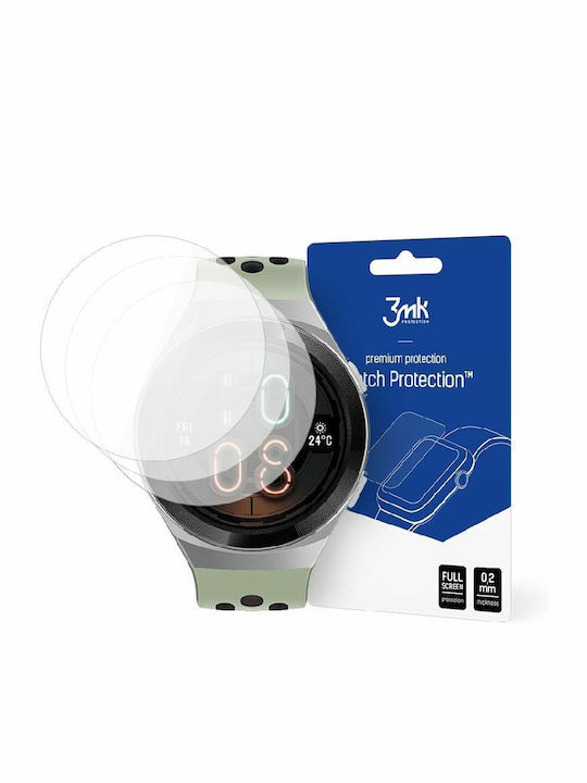 3MK Full Coverage Screen Protector για το Huawei Watch GT 2e 3τμχ