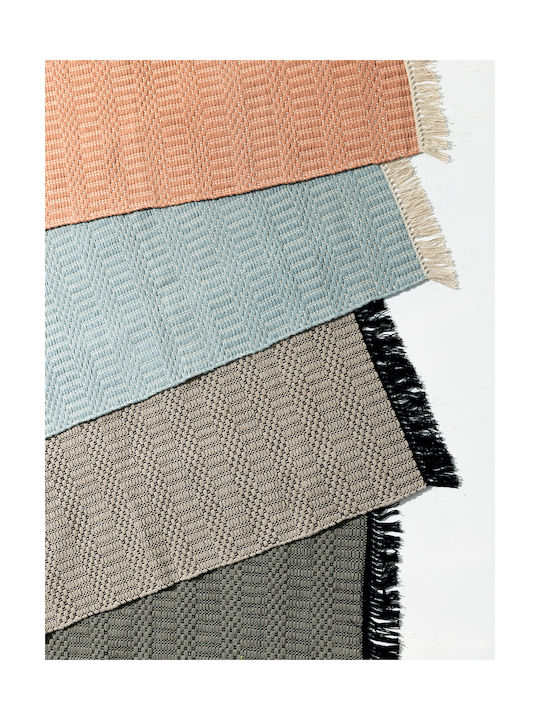 Palamaiki Trini Rug Rectangular Cotton Blue