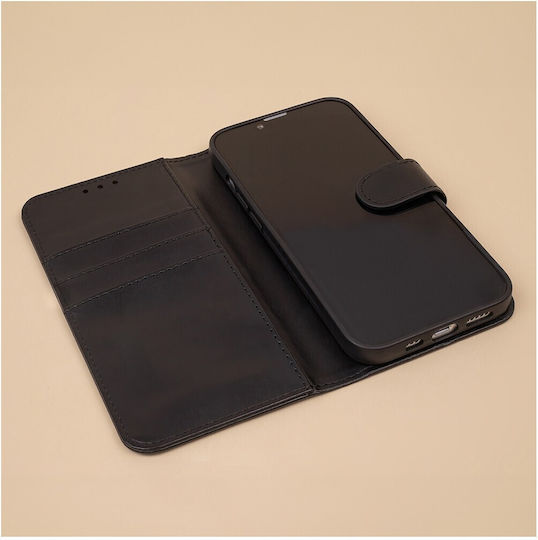Smart Classic Back Cover Tempered Glass with Strap Black (Redmi 12 4G / Redmi 12 5G)