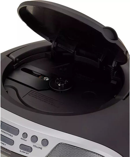 Aiwa Φορητό Ηχοσύστημα με Ραδιόφωνο / Bluetooth Ασημί