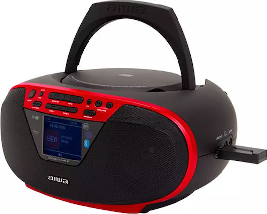 Aiwa Φορητό Ηχοσύστημα με USB / Bluetooth Κόκκινο