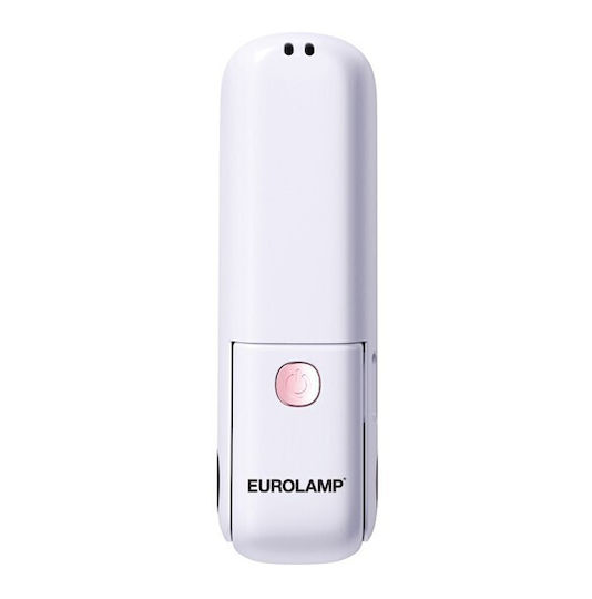 Eurolamp Ανεμιστηράκι Χειρός USB Αναδιπλούμενο Λευκό 300-20550
