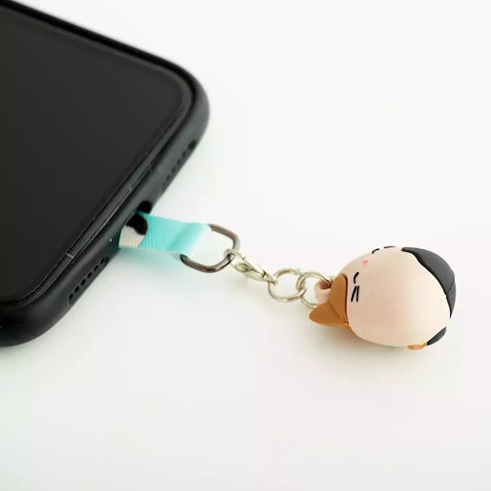 Lazerbuilt Squishmallows Cam Cat Mobile Charm – Universal Μπρελόκ Κινητού Pad Σύνδεσης