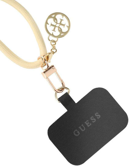 Guess CBDY Cord Nylon Metal Charm Neck Strap for Mobile Phones Pink