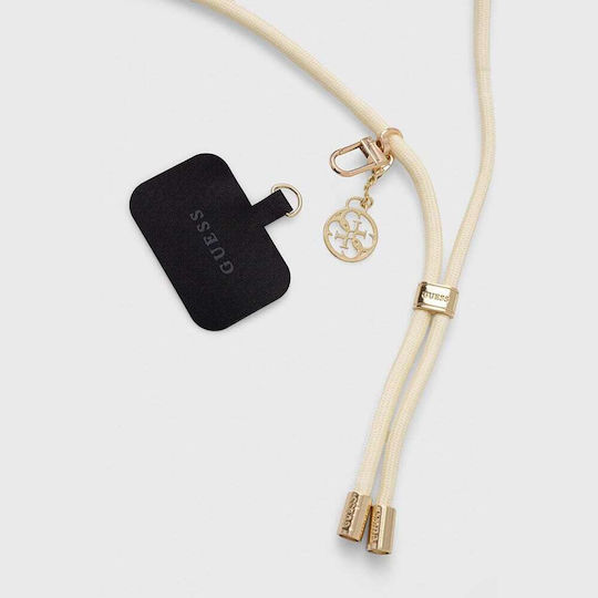 Guess CBDY Cord Nylon Metal Charm Neck Strap for Mobile Phones Pink
