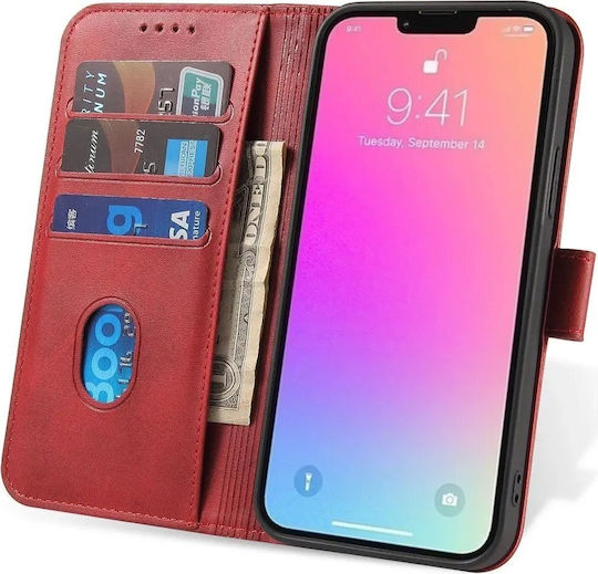 Hurtel Umschlag Rückseite Silikon Rot (Samsung Galaxy A36)