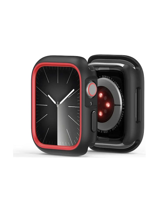 Dux Ducis Bamo Πλαστική Θήκη Black Red για Apple Watch 46mm Dux Ducis Bamo Πλαστική Θήκη Black Red για Apple Watch 46mm