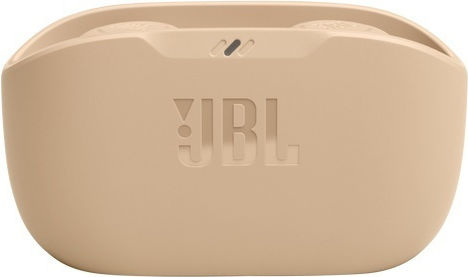 JBL Wave Buds Bluetooth Handsfree Earphones with Sweat Resistance and Charging Case Beige