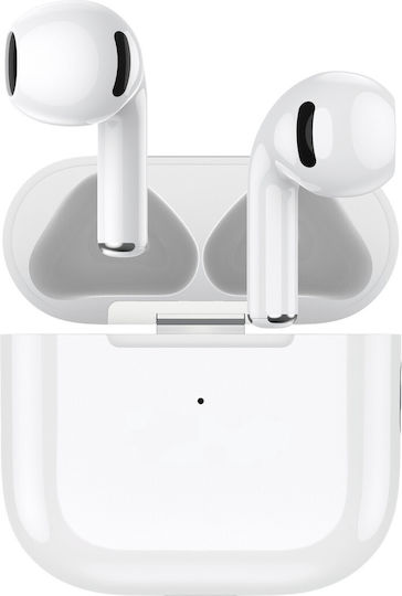 Tuqin QW22 Earbud Bluetooth Handsfree Earphones with Sweat Resistance and Charging Case White