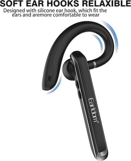 Earldom ET-BH65 In ear Bluetooth хендсфри Слушалка Черен