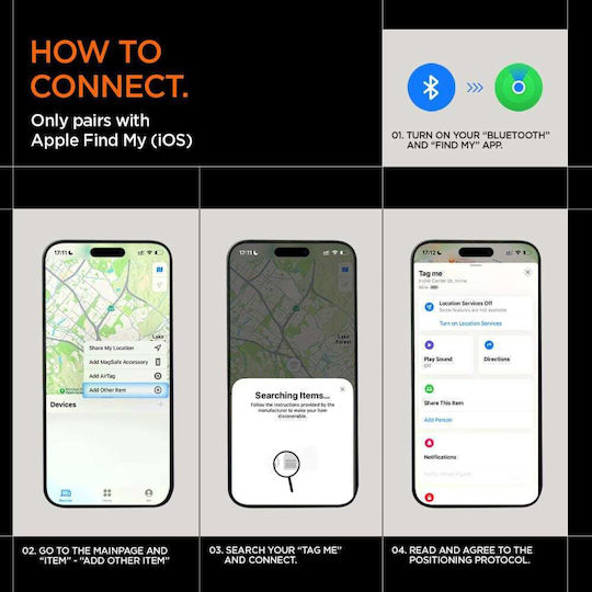Spigen TagMe Apple Find My Μαύρο