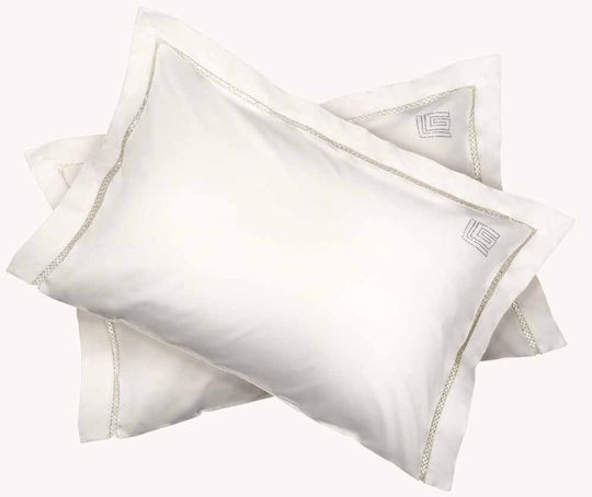 Guy Laroche Set Cearșafuri King Size 270x280cm. Blend Ecru Ivory 4buc