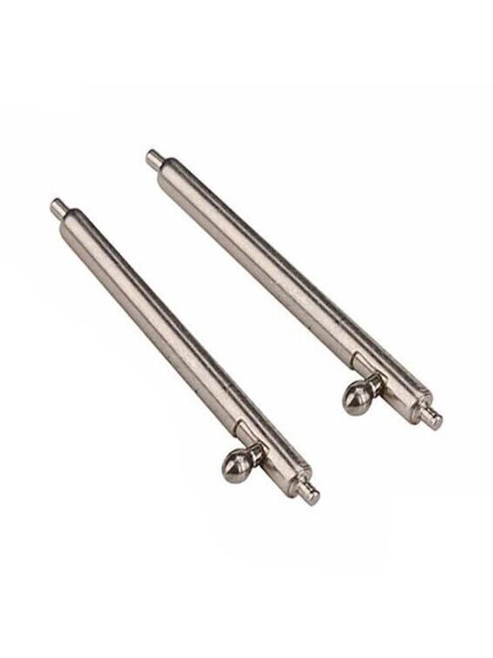 Tactical Watch Pin Stainless Steel 20mm 2pcs Silver