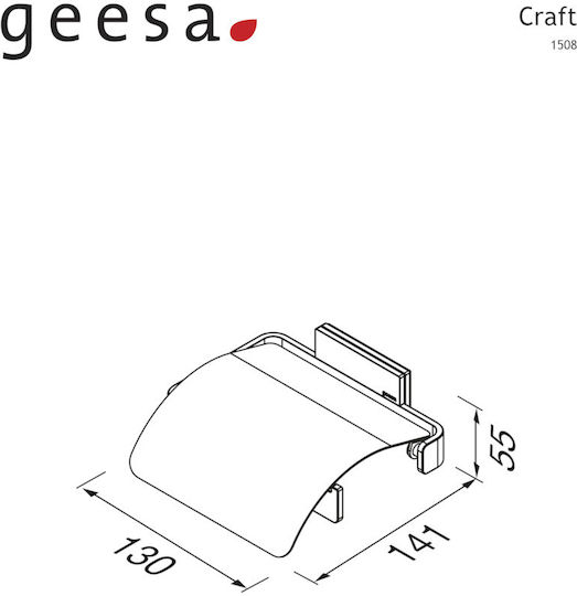 Geesa Χαρτοθήκη Ασημί