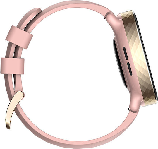 Zeblaze Lily 2 39mm Smartwatch με Παλμογράφο (Misty Pink)