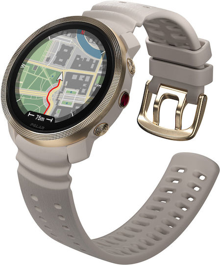 Polar Vantage M3 45мм Водоустойчив Смартчасовник с Пулсомер (Greige Sand)