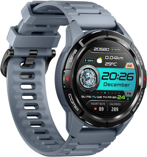 Mibro GS Active Smartwatch με Παλμογράφο (Γκρι)