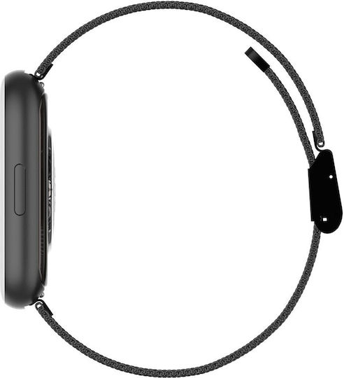 Forever ForeVigo 4 Smartwatch with Heart Rate Monitor (Black)