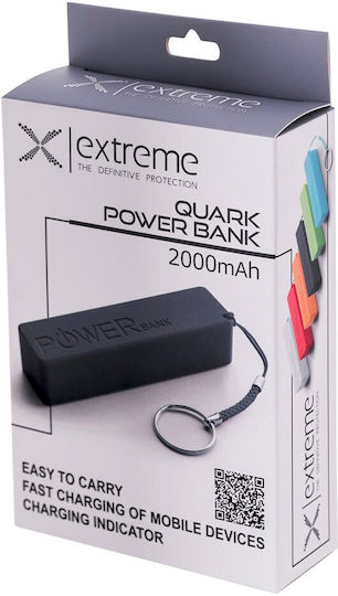 Esperanza XMP101 Power Bank 2000mAh με Θύρα USB-A Μαύρο
