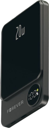 Forever MagSafe Power Bank 5000mAh 20W Power Delivery Μαύρο