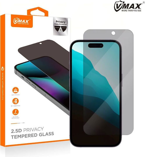 11 Φιμέ Privacy Full Face Tempered Glass Μαύρο (iPhone 11 / XR)