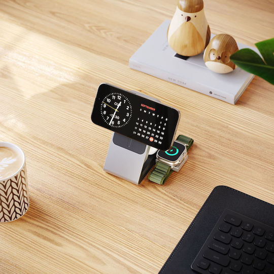 Alogic Matrix+ MagSafe Power Bank 5000mAh Γκρι