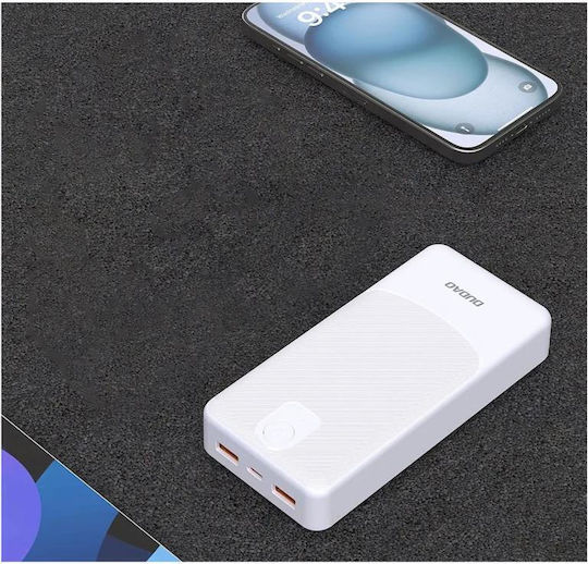 Dudao K10Pro Power Bank 20000mAh 10W mit 2 USB-A Anschlüssen Schwarz