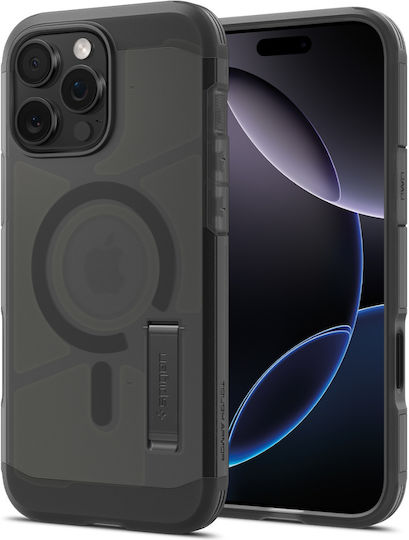 Spigen Tough Armor T AI (MagFit) Umschlag Rückseite Kunststoff / Silikon 2mm Frost Black (iPhone 17 Pro Max / iPhone 17 Pro / iPhone 16 Pro Max)