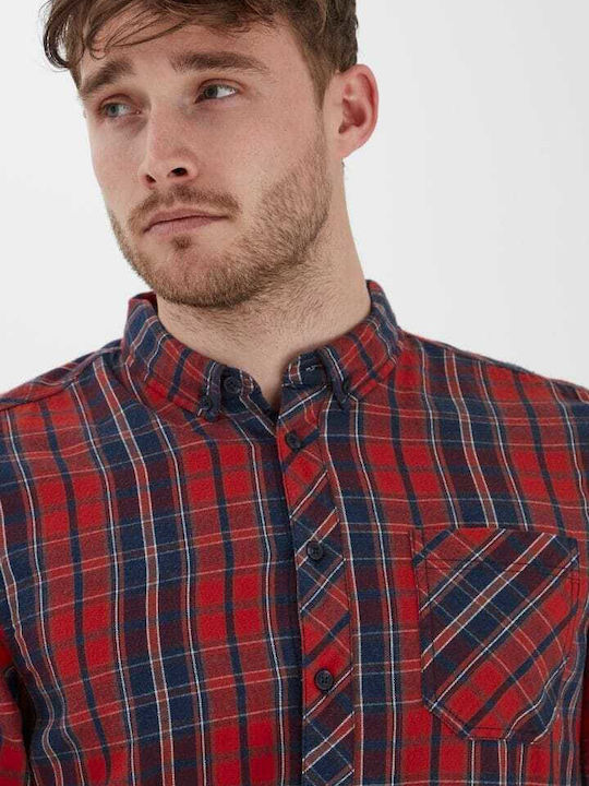 Long-sleeved Shirt Checked Chili Pepper