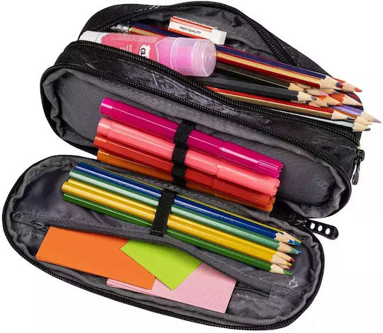 Polo Growly Pencil Case with 2 Compartments Blue