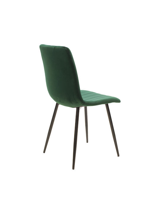 Noor Dining Room Velvet Chair Cypress 44x53x86cm