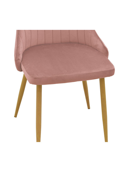 Azori Dining Room Velvet Chair Sapio Apple Velvet 49x55x85cm