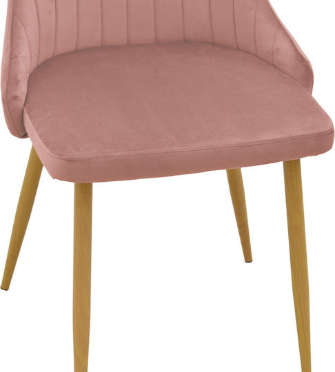 Azori Dining Room Velvet Chair Sapio Apple Velvet 49x55x85cm