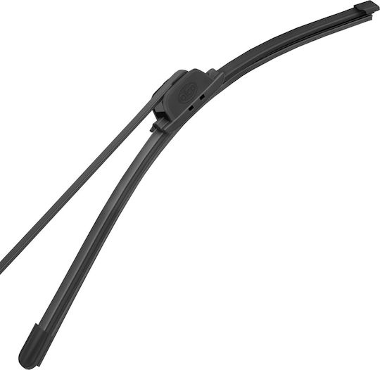 Ștergător parbriz Alca U-flat 650 mm cu braț cârlig, cu spoiler și cauciuc ștergător nano-acoperit