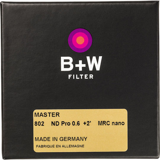 B+W ND Filter Diameter 62mm with MRC Nano Coating Easy Clean for Photography Lenses