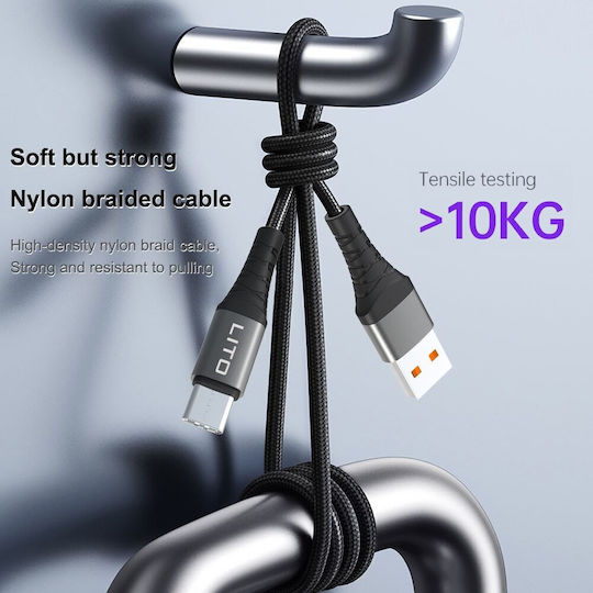 Lito USB-C zu Lightning Kabel 27W Schwarz 1m