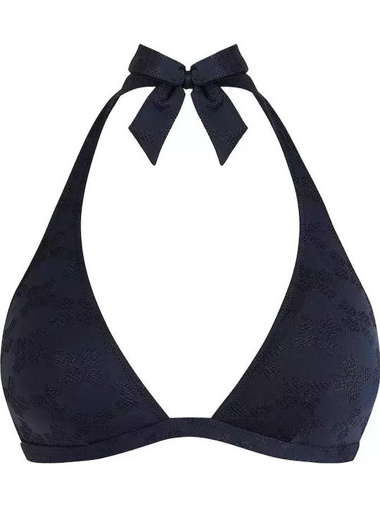 Triangle Bikini Top Bleu Marine