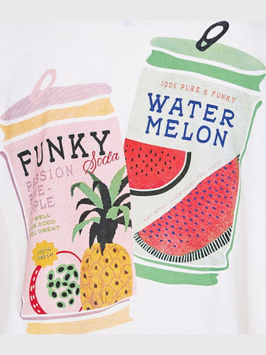 Дамска Блуза T-shirt Бяла