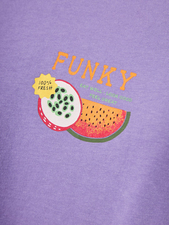 Γυναικείο T-shirt Μωβ